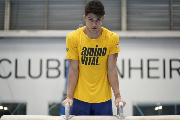 Arthur Nory, da ginástica artística, é atleta do Time Ajinomoto
