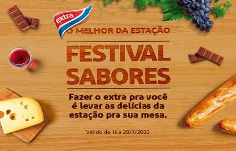 Extra promove festival sabores com ofertas em itens como vinhos, cervejas especiais, queijos e doces