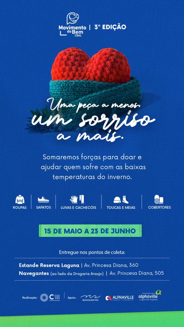 CSul Lagoa dos Ingleses promove Campanha do Agasalho