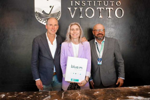 Nathalie Beck, Fokke Middendorp e William Oliveira CEO, Co-Fundador da Bluem Holanda e Diretor de Novos Negócios na Bluem Brasil
